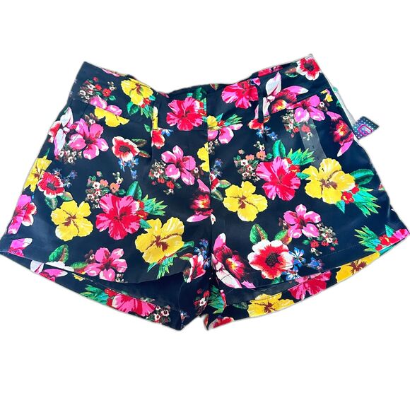Glo Pants - GLO JEANS Shorts Floral Junior's Size 1 New pockets lined multicolor